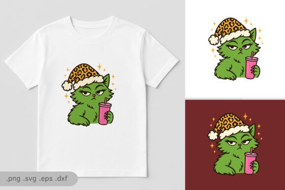 Bougie Grinch Cat Attitude