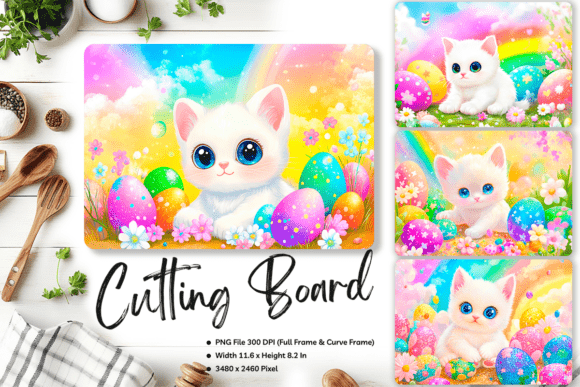 Cat Cutting Board Animal Chopping Board1