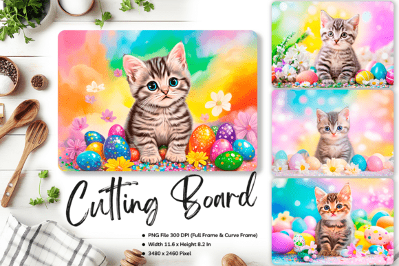 Cat Cutting Board Animal Chopping Board9