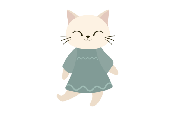 Cat in Dress Clipart Review