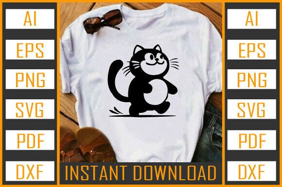 Cat Vector Silhouette 33