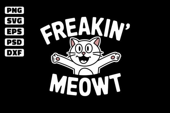 Freakin Meowt Cat Ghost, Halloween Pun