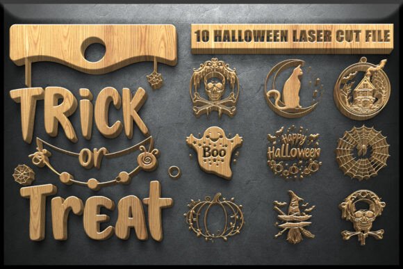 Halloween Sign SVG Cut Bundle